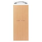 Garage　収納庫/本棚/書棚/シェルフ KK扉　5段用 KK-180D 木/灰 W792×D17×H1840mm （ガラージ/ガラーヂ/ガレージ/オフィス家具/SOHO/ソーホー/事務所/おしゃれ