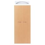 Garage　収納庫/本棚/書棚/シェルフ KK扉　5段用 KK-180D 木/8 W792×D17×H1840mm （ガラージ/ガラーヂ/ガレージ/オフィス家具/SOHO/ソーホー/事務所/おしゃれ/