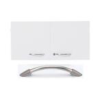 Garage　収納庫/本棚/書棚/シェルフ KK扉　1段用 KK-40D 白/灰取っ手 W792×D17×H390mm （ガラージ/ガラーヂ/ガレージ/オフィス家具/SOHO/ソーホー/事務所/おし