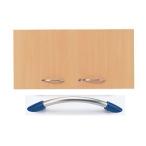 Garage　収納庫/本棚/書棚/シェルフ KK扉　1段用 KK-40D 木/青 W792×D17×H390mm （ガラージ/ガラーヂ/ガレージ/オフィス家具/SOHO/ソーホー/事務所/おしゃれ/