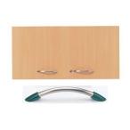 Garage　収納庫/本棚/書棚/シェルフ KK扉　1段用 KK-40D 木/緑 W792×D17×H390mm （ガラージ/ガラーヂ/ガレージ/オフィス家具/SOHO/ソーホー/事務所/おしゃれ/