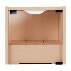 Garage　キューブコンポ　配線ユニット R350-WD白木