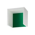 Garage グリッド収納庫GR　上乗せ基本ユニット　GR-0404　パセリグリーン （ガラージ/ガレージ/家具）