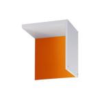 Garage グリッド収納庫GR　上乗せ増設ユニット　GR-0404Y　マンダリンオレンジ （ガラージ/ガレージ/家具）