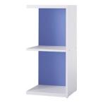 Garage グリッド収納庫GR　2段増設ユニット　GR-0408Y　ウォーターブルー （ガラージ/ガレージ/家具）