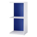 Garage グリッド収納庫GR　2段増設ユニット　GR-0408Y　キャンディブルー （ガラージ/ガレージ/家具）