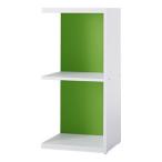 Garage グリッド収納庫GR　2段増設ユニット　GR-0408Y　マスカットグリーン （ガラージ/ガレージ/家具）