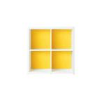 Garage グリッド収納庫GR　2段2列セット　GR-0808　レモンイエロー （ガラージ/ガレージ/家具）