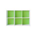 Garage グリッド収納庫GR　2段3列セット　GR-1208　マスカットグリーン （ガラージ/ガレージ/家具）