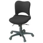 プラス オフィスチェア オーバル ローバック 肘なし 本体色:ミディアムグレー KC-Z16SEL (PLUS OVAL CHAIR/オフィスチェアー/パソコンチェア/デスクチ