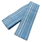 ショッピング浴衣 帯 角帯 浴衣帯 No.07 暗い空色 献上柄 綿角帯 男性 男物 メンズ 日本製 在庫処分品 【cp】