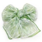 兵児帯女性No.152緑鶸萌黄色白...