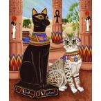 Puzzles Ancient Egyptian cat 1000 Piece Jigsaw Puzzles for Animal Lovers Educational Toys Gift for Boys and Girls The Best Jigsaw Puzzle Game for Int