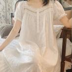 半袖コットンネグリジェ H020