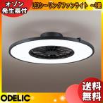 オーデリック LED シーリングファンライト 8畳 DCモーター OL291275BR 薄型 オゾン発生 調光調色 おしゃれ 首振り 空気循環 照明  「送料無料」