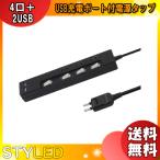 STYLED STP4UA2B-1 USB зарядка порт есть разветвитель черный STP4UA2B1[ бесплатная доставка ]