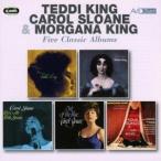 テディ・キング／テディ・キング、キャロル・スローン、モーガナ・キング｜ファイヴ・クラシック・アルバムズ 【CD】