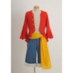 ワンピース モンキー・D・ルフィ コスチュームセット 新世界Ver. メンズ(M) おもちゃ こども 子供 パーティ ゲーム