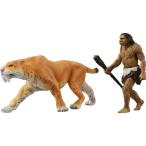 Yahoo! Yahoo!ショッピング(ヤフー ショッピング)アニア AL-10 サーベルタイガー（ネアンデルタール人付き） おもちゃ こども 子供 男の子 3歳