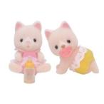 Yahoo! Yahoo!ショッピング(ヤフー ショッピング)シルバニアファミリー ニ-87 シルクネコのふたごちゃん おもちゃ こども 子供 女の子 人形遊び 3歳