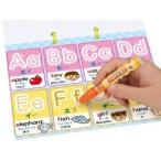 何回でもできる！れんしゅうシート アルファベット おもちゃ こども 子供 知育 勉強 3歳