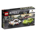 LEGO 75888 スピードチャンピオン ポルシェ911 RSR と 911 ターボ3.0 おもちゃ こども 子供 レゴ ブロック 7歳