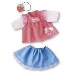 ぽぽちゃん ぽぽちゃん専用 いちごのレースチュニック おもちゃ こども 子供 女の子 人形遊び 洋服 2歳