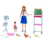 Yahoo! Yahoo!ショッピング(ヤフー ショッピング)バービーとおしごと！おんがくのせんせいセットおもちゃ こども 子供 女の子 人形遊び 3歳
