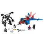 LEGO レゴ スーパーヒーローズ スパイダージェットとヴェノム・メカスーツの対決 76150おもちゃ こども 子供 レゴ ブロック 7歳 スパイダーマン