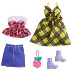 Yahoo! Yahoo!ショッピング(ヤフー ショッピング)バービー ファッション2パック ローズ＆イエローおもちゃ こども 子供 女の子 人形遊び 洋服 3歳