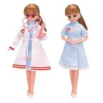 リカちゃん おいしゃさん&かんごしさんドレスセットおもちゃ こども 子供 女の子 人形遊び 洋服 3歳