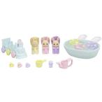 Yahoo! Yahoo!ショッピング(ヤフー ショッピング)シルバニアファミリー DF-22 みるくウサギのみつごちゃん だいすきおふろセットおもちゃ こども 子供 女の子 人形遊び 3歳