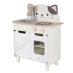 アニマルキッチン(ねこ)おもちゃ こども 子供 女の子 ままごと ごっこ 3歳