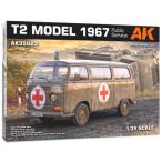 1／35 1967 ワンボックスカー バスタイプ 公共サービス車両 【AK35023】 (プラモデル)