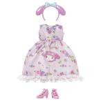  Licca-chan мой cho стул Sanrio герой z платье & лента-ободок My Melody игрушка ... ребенок девочка кукла развлечение европейская одежда 3 лет 