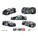 MINI-GT 1/64 Nissan スカイライン GT-R R34 Kaido Works (V2 エアロ) HKS(右ハンドル) 【KHMG280】 (ミニカー)