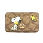 コーチ ★COACH★ ファイブリング キーケース シグネチャー スヌーピー ウッドストック COACH X PEANUTS コラボ CF250 IMT1O