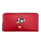コーチ 長財布 ★COACH★ アコーディオン ウォレット アイススケート ミッキーマウス DISNEY X COACH コラボ CM210 QBW9S