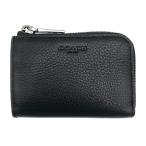 コーチ ★COACH★ ジップ キーケース シグネチャーキャンバス ブラック キーリング CW358 QB/BK