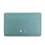 コーチ 名刺入れ ★COACH★ エッセンシャル ビジネスカードケース アクアマリン CS003 LHAQM【ギフトラッピング可】