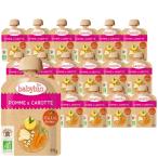 18 шт. комплект baby biobabybio иметь машина baby смузи 90g ( Apple * Carrot ) органический смузи фрукты без добавок выход 