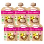 6 шт. комплект baby biobabybio иметь машина baby смузи 90g ( Apple *laz Berry ) органический смузи фрукты без добавок выход . ребенок стандарт применение еда 