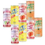 8本セット ヒカリ 有機 炭酸飲料 4種