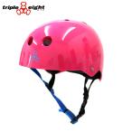 TRIPLE EIGHT Triple eito шлем SWEATSAVER LINER HELMET NEON FUSCIA GLOSSY скейтборд скейтборд in линия для 