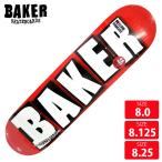 BAKER ベイカー スケボー デッキ ブランドロゴ BAKER BRAND LOGO WHITE 8.0 8.125 8.25 スケートボード