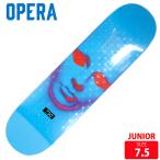  скейтборд Junior панель опера OPERA Face Blue DECK 7.5 скейтборд SKATEBOARD