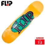  Junior скейтборд панель f "губа" FLIP LTD OVAL LOGO TEAL/YEL DECK SIZE 7.5 скейтборд SKATEBOARD 26SM