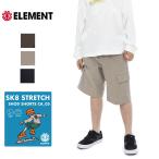 [ ликвидация запасов 2500 иен ]ELEMENT Element Kids Youth брюки шорты skate широкий брюки широкий ....YT SHOD SHORTS CA_5