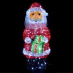 ショッピングイルミネーション LEDクリスタルプレゼントサンタ BIG クリスマス イルミネーション WG-23318
