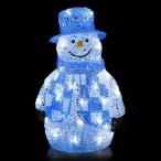 LEDクリスタルモチーフ チェックスノーマン クリスマス イルミネーション WG-25403SN